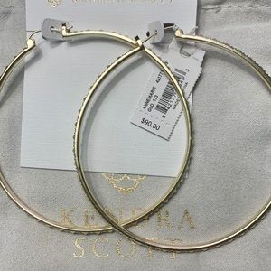 Kendra Scott Gold Hoops